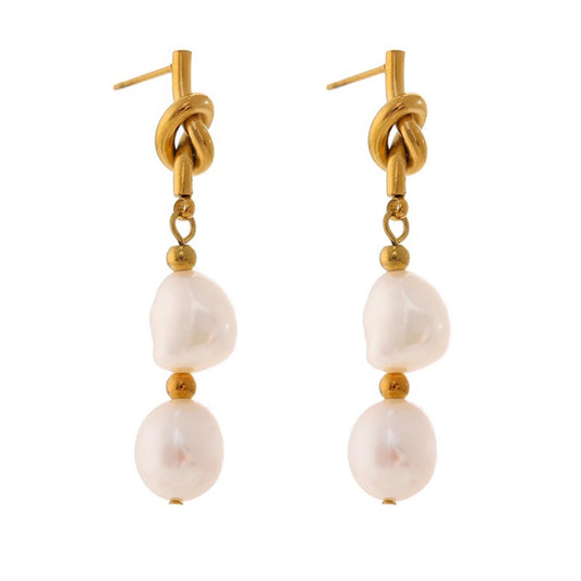 Emme Pearl 18k plated