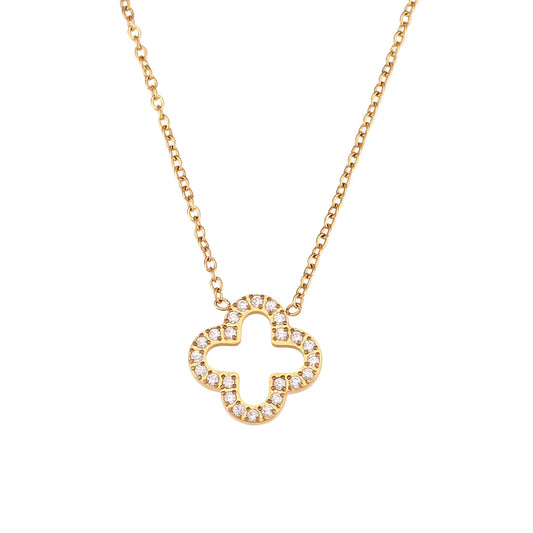 Hollow clover Necklace