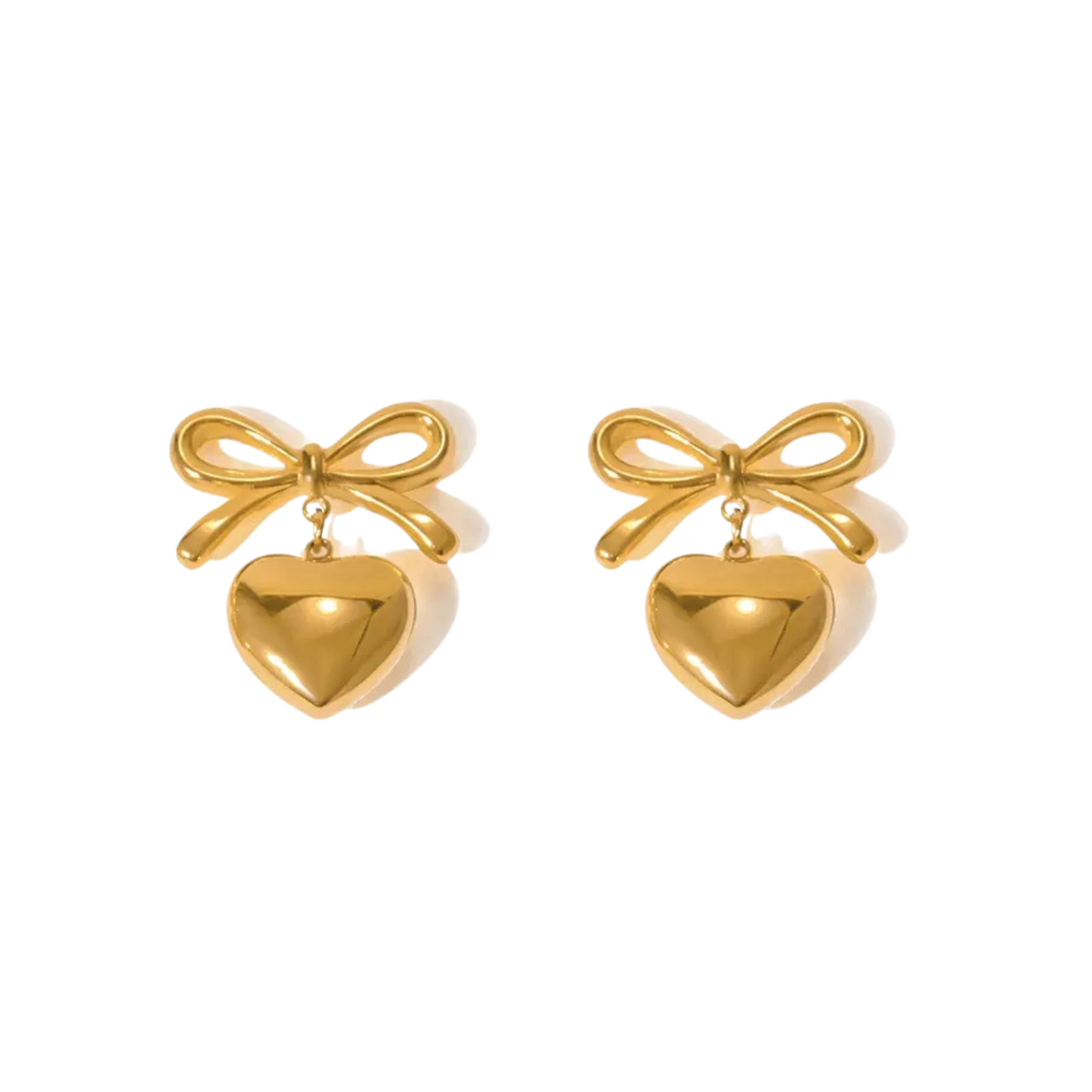 Bowknot 18k gold plated